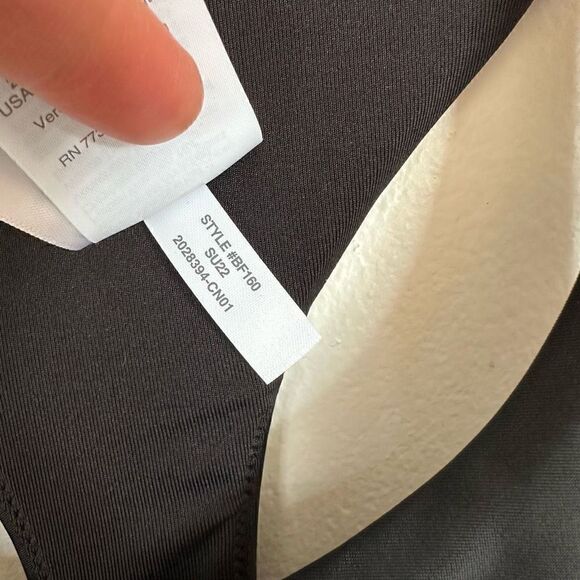 J. Crew Women’s Plus size Active LongLine Swim Tank in Black - Picture 8 of 9